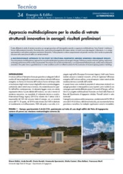 Approccio multidisciplinare per lo studio di vetrate strutturali innovative in aerogel: risultati preliminari