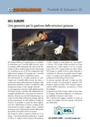 DCL EUROPE. Una garanzia per la gestione delle emissioni gassose