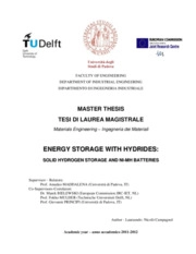 Energy storage, Idrogeno
