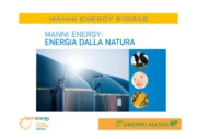 ManniEnergy: energia dalla natura