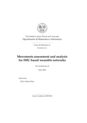  Movements assessment and analysis for IMU based wearable networks