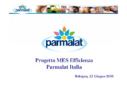 Parmalat Italia: progetto efficienza/efficacia produttiva negli stabilimenti di Collecchio e Bergamo