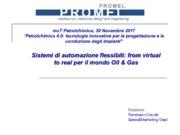 Sistemi di automazione flessibili: from virtual to real per il mondo Oil & Gas