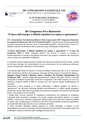 80 Congresso ATI a Benevento 