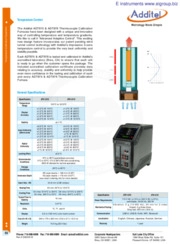 ADT875 and ADT878 Thermocouple Calibration Furnaces