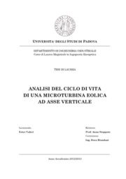Ester Valeri - Department of Industrial Engineering, University of Padova