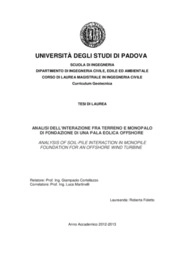Roberta Foletto - Department of Industrial Engineering, University of Padova