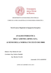 Luca Agostini - Department of Industrial Engineering, University of Padova