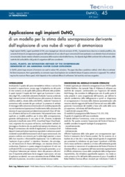 Applicazione agli impianti DeNOX di un modello per la stima della sovrappressione derivante dallesplosione...