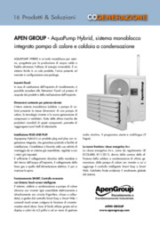 AquaPump Hybrid, sistema monoblocco integrato pompa di calore e caldaia a condensazione