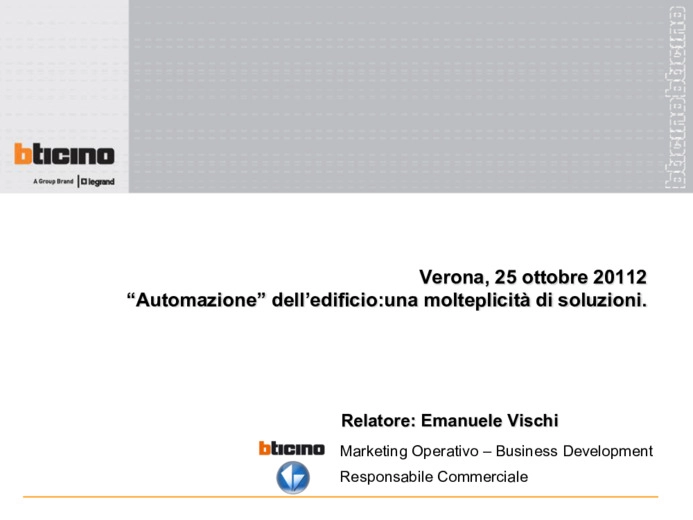 Automazione dell’edificio: una molteplicità di soluzioni