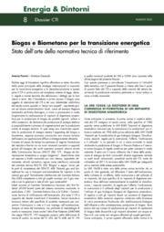 Biogas e Biometano per la transizione energetica. Stato dell