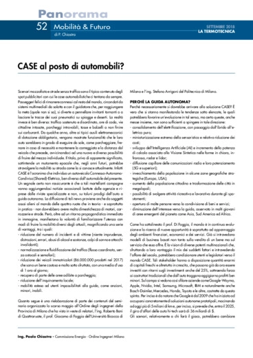 CASE al posto di automobili?