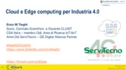 Cloud e Edge computing per Industria 4.0