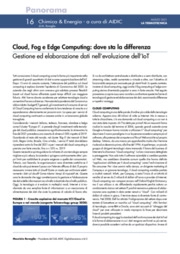 Cloud, Fog e Edge Computing: dove sta la differenza. Gestione ed elaborazione dati nell