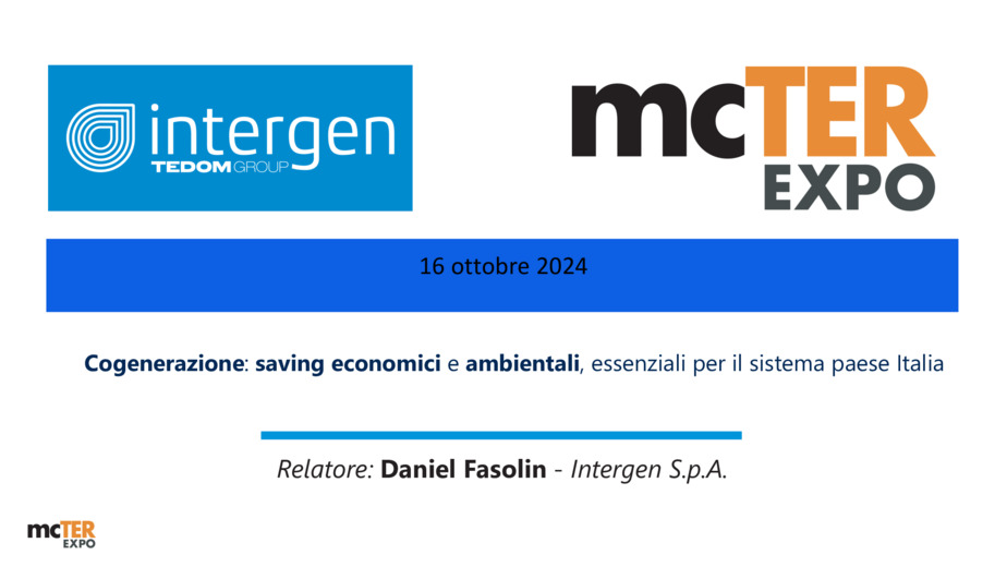 Cogenerazione: saving economici e ambientali, essenziali per il sistema paese Italia