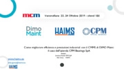 Come migliorare efficienza e prestazioni industriali con il CMMS di DIMO Maint: il caso dell