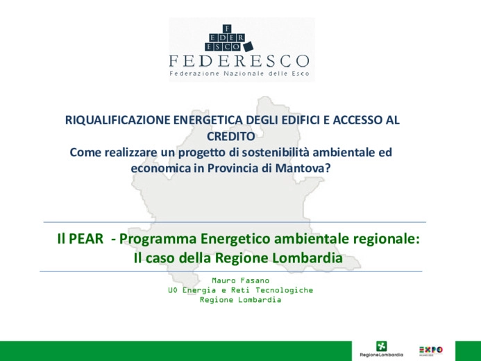 Come realizzare un progetto di sostenibilit ambientale ed economica in Provincia di Mantova?