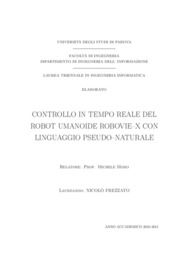 Nicol Frezzato - Department of Industrial Engineering, University of Padova