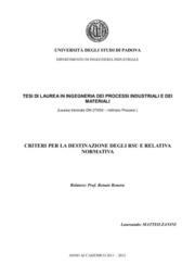 Matteo Zanini - Department of Industrial Engineering, University of Padova