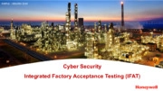 Cyber security test scenarios during Factory and Site Acceptance Tests