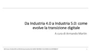 Industria 4.0, Industria 5.0, Transizione digitale
