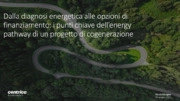 Dalla diagnosi energetica alle opzioni di finanziamento: punti chiave dellenergy pathway di un progetto di cogenerazione