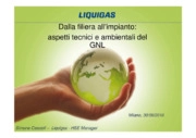 Dalla filiera all'impianto: aspetti tecnici e ambientali del GNL