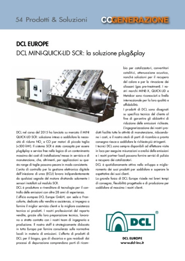 DCL MINI-QUICK-LID SCR: la soluzione plug&play