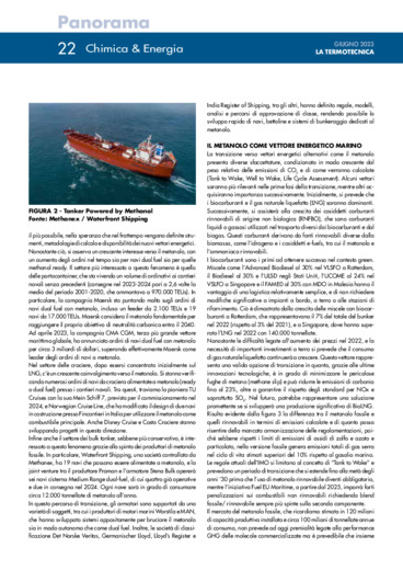 Il metanolo come vettore energetico nella decarbonizzazione del settore marittimo