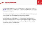 Decreto Energivori: come influenza il nostro Business plan?