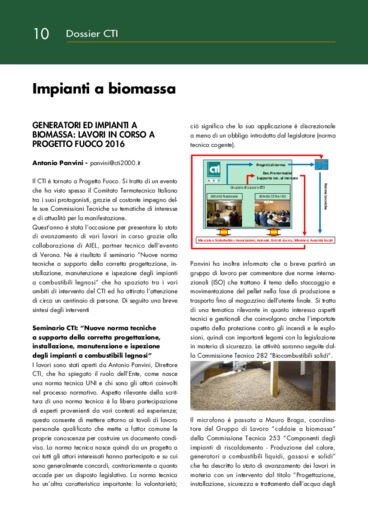 Dossier CTI: Impianti a biomassa