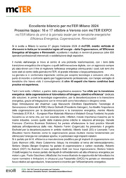Eccellente bilancio per mcTER Milano 2024 - Prossima tappa: 16 e 17 ottobre a Verona con mcTER EXPO
