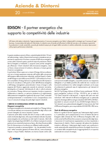 EDISON - Il partner energetico che supporta la competitività delle