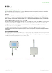 EE212 - Trasmettitore modulare per umidità e temperatura