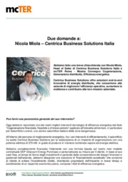 Efficienza energetica: Due domande a Nicola Miola - Centrica Business Solutions Italia