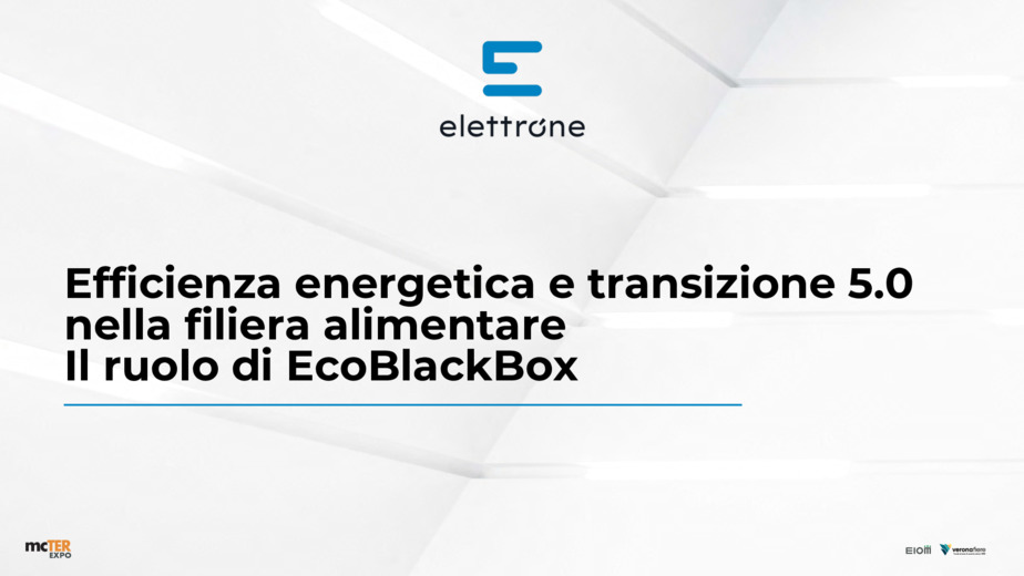 Efficienza energetica e transizione 5.0 nella filiera alimentare: Il ruolo di EcoBlackBox