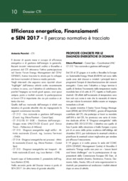 Efficienza energetica, Energy management, Normativa Tecnica, SEN
