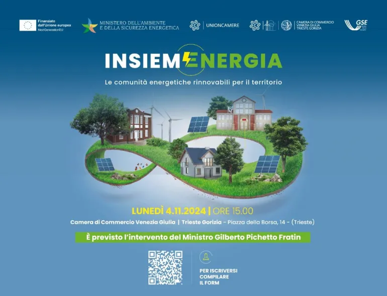 Energia: a Trieste il tour per promuovere le CER. Pichetto: 