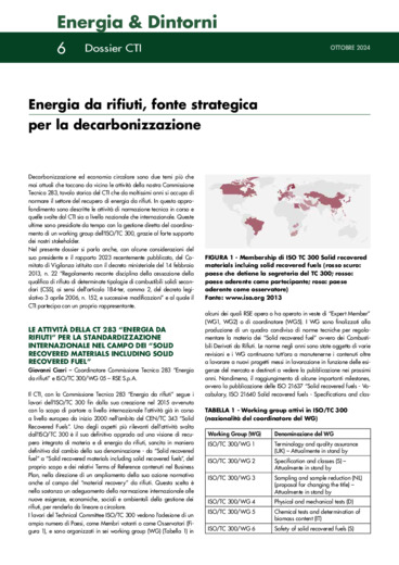 Energia da rifiuti, fonte strategica per la decarbonizzazione