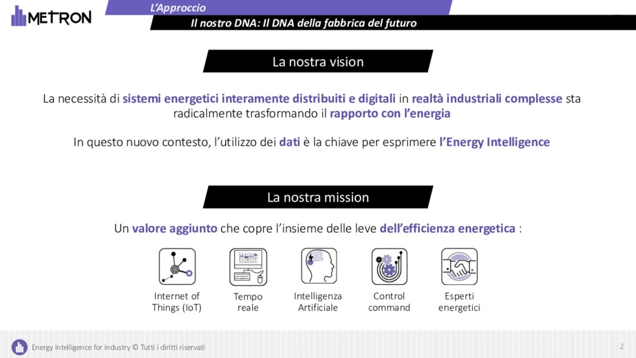 Energy Transparent Factory: Ottimizzazione energetica per Industria tramite Data Science