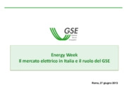 Gse - GSE Gestore dei Servizi Energetici