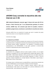 eWON Cosy connette le macchine alla rete Internet con il