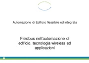 Fieldbus nell’automazione di edificio ed EnOcean, tecnologia ed applicazioni