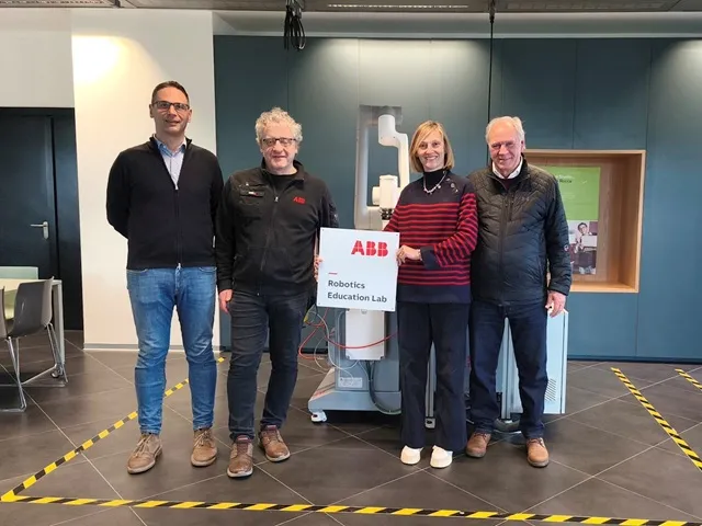 Fondazione Dalmine inaugura il primo ABB Robotics Education Lab in Italia