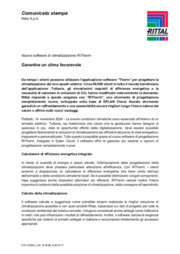 Armadi e quadri elettrici, Climatizzazione, Cloud Computing, Efficienza energetica, Riduzione CO2