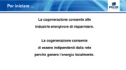 Garanzia della continuità e del funzionamento in isola della cogenerazione