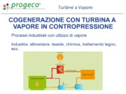 Generatori elettrici con tecnologia ORC, microturbine a vapore e motori