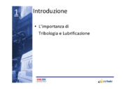 Gestione della contaminazione di fluidi impianti di lubrificazione e regolazione