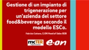 Gestione di un impianto di trigenerazione di un’azienda del settore